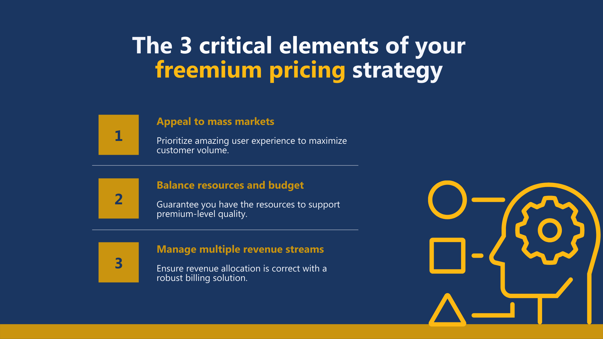 Three critical elements of your freemium pricing strategy