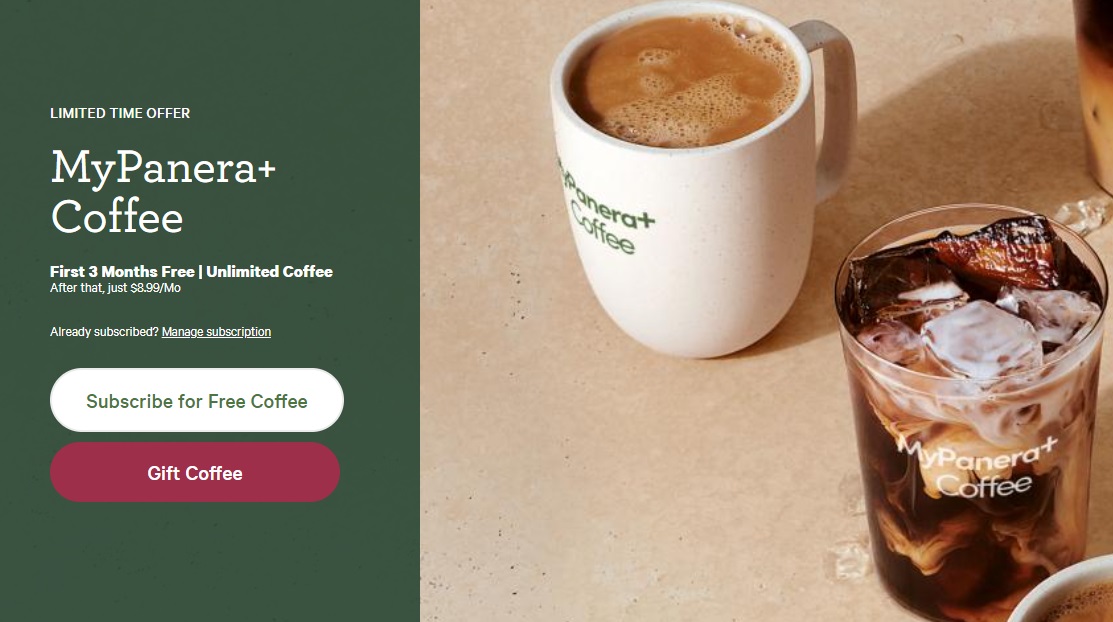 Panera’s coffee subscription expertly used pricing psychology to achieve success